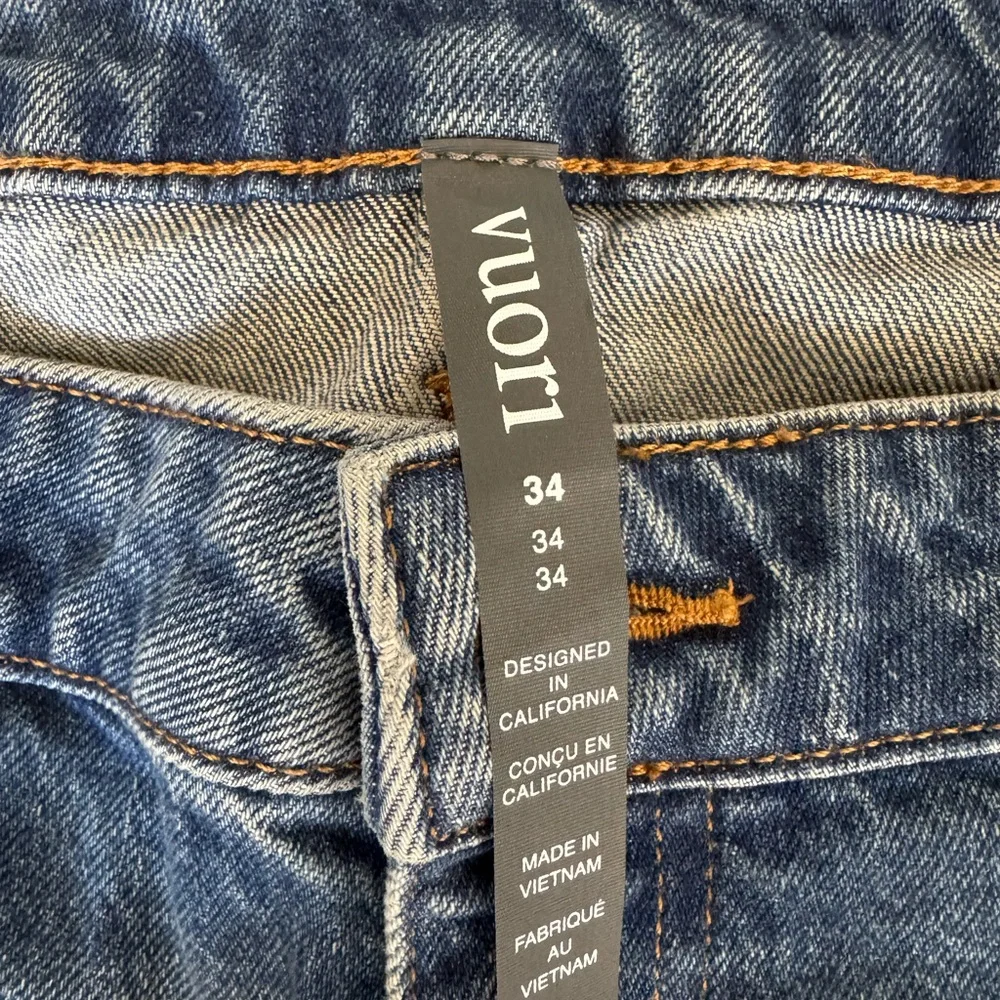 Vuori Men's Vintage Dark Blue Denim Jeans - Picture 2 of 4
